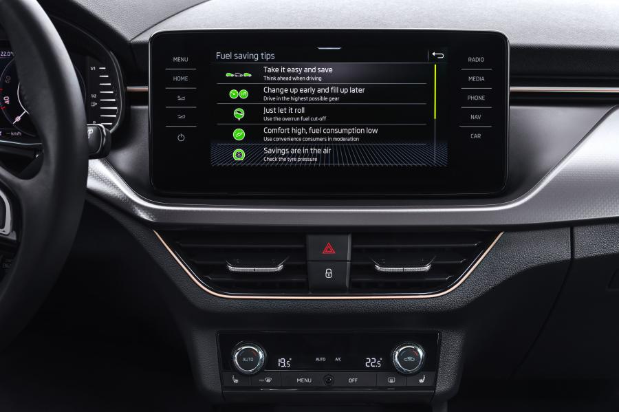 Детали интерьера Skoda Kamiq 2019 года  (WW) (фото 89 из 217)